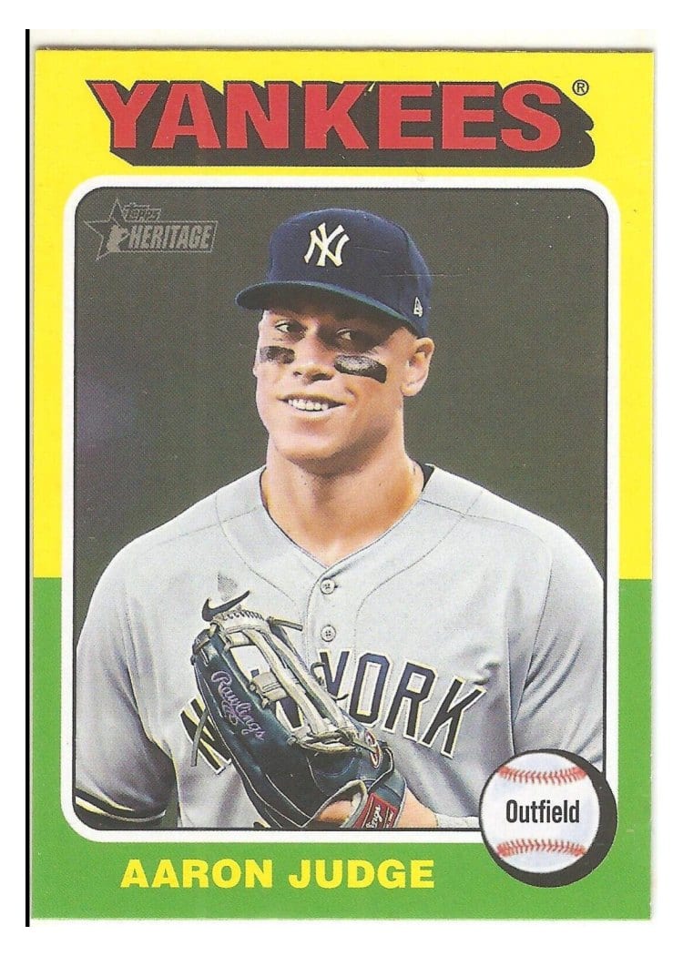 2024 Topps Heritage Aaron Judge #112 card