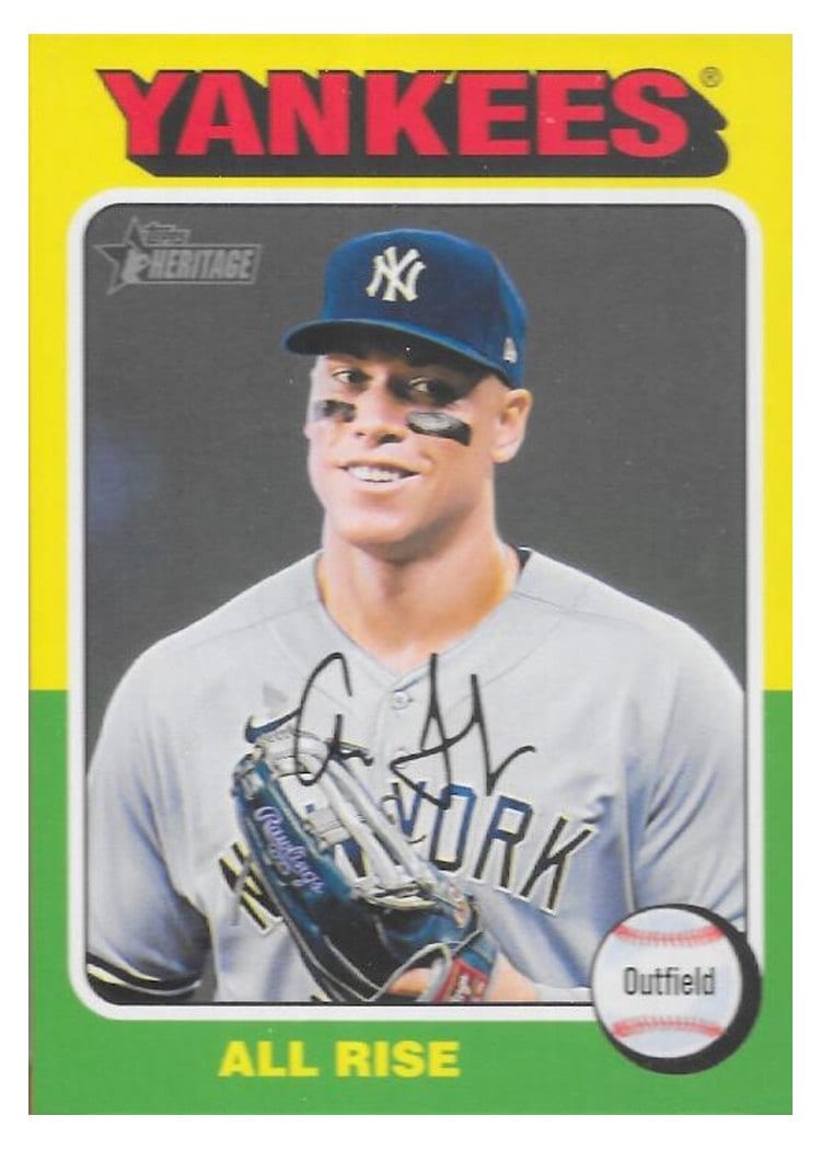 2024 Topps Heritage Aaron Judge #112 card