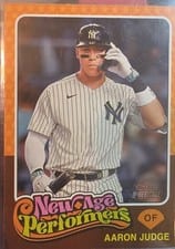 2024 Topps Heritage New Age Performers Aaron Judge #NAP-15 card