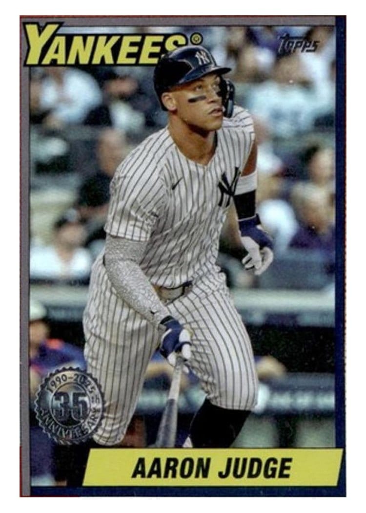 2025 Panini Boys of Summer Fabric of the Game Baseball Signatures Aaron Judge #30 card