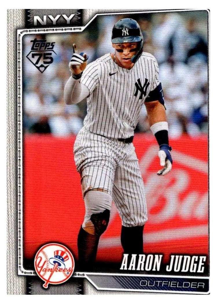 2025 Panini National Treasures Personalized Treasures Autographs Aaron Judge #1 card