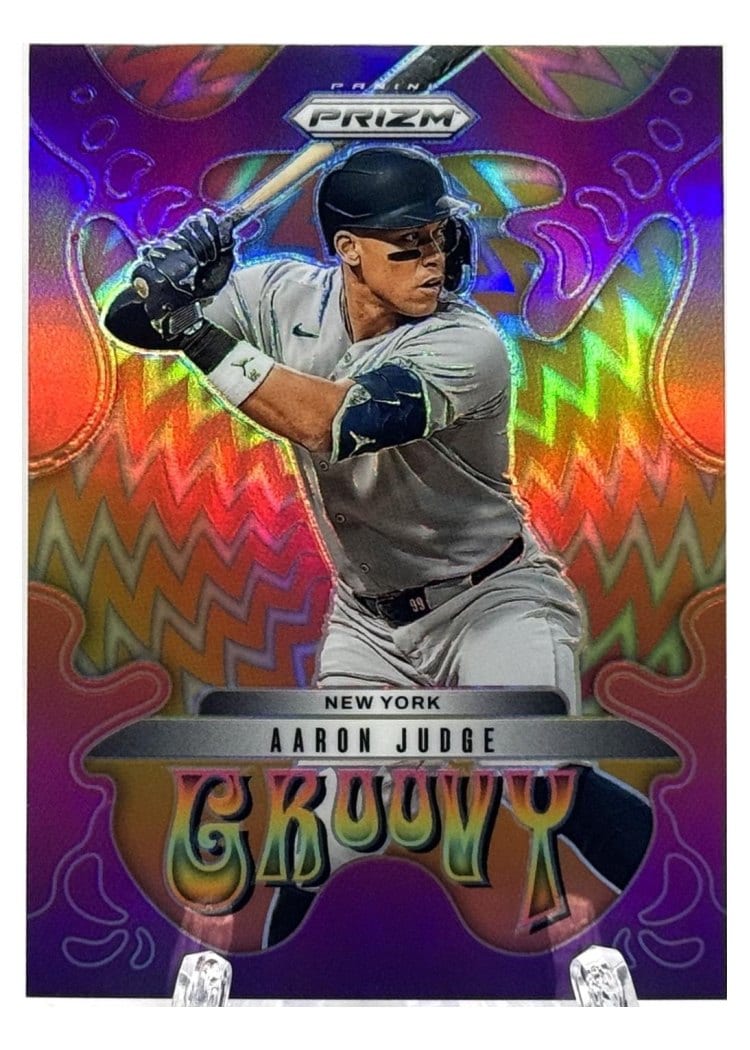 2025 Panini Prizm Groovy Aaron Judge #3 card