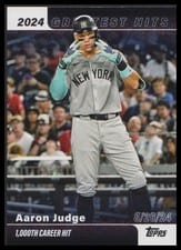 2025 Topps 2024 Greatest Hits Aaron Judge #GH-16 card
