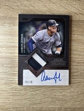 2025 Topps Autograph Patch Aaron Judge #TFAP-AJ