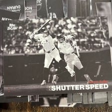 2025 Topps Black & White Shutter Speed Aaron Judge #SS12