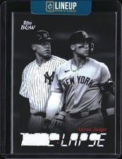 2025 Topps Black & White Time Lapse Aaron Judge #TL3 card