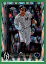 2025 Topps Chrome Aaron Judge #99 card