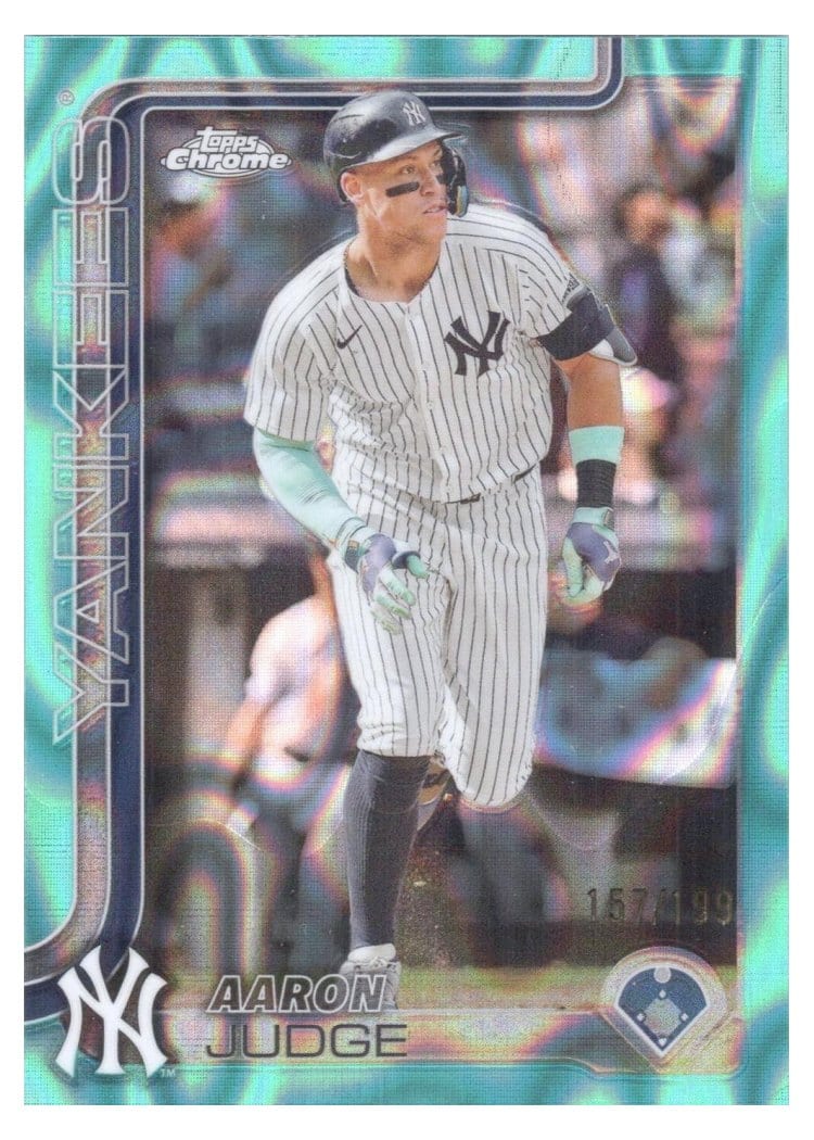 2025 Topps Chrome Aaron Judge #99 card