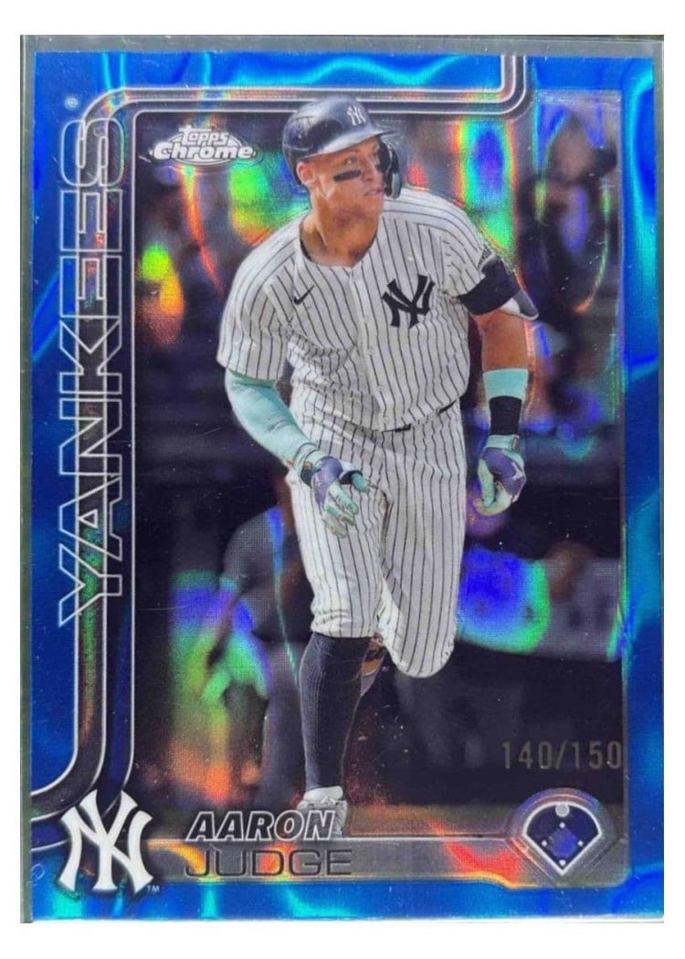2025 Topps Chrome Aaron Judge #99 card
