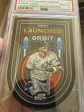 2025 Topps Cosmic Chrome Launched into Orbit Aaron Judge #LIO-3 card