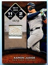 2025 Topps Rounding the Bases Relics Aaron Judge #RTB-JUD card