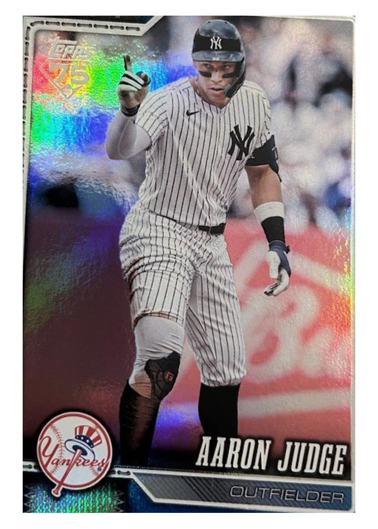 2026 Topps Aaron Judge #1 card