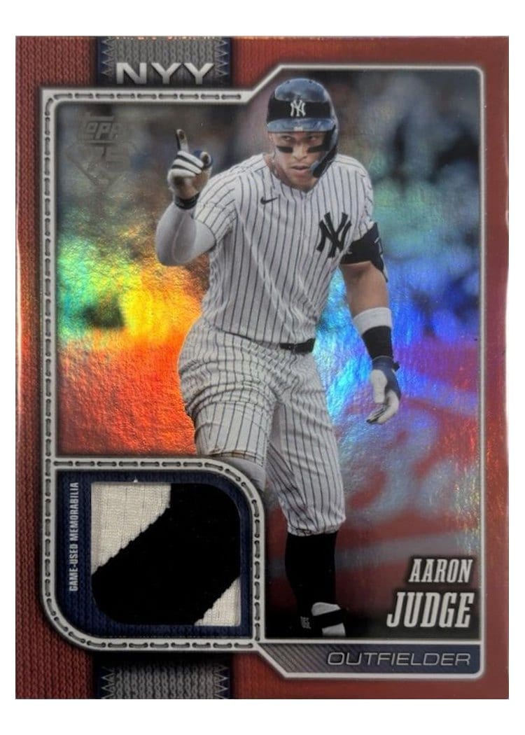 2026 Topps Aaron Judge #1 card