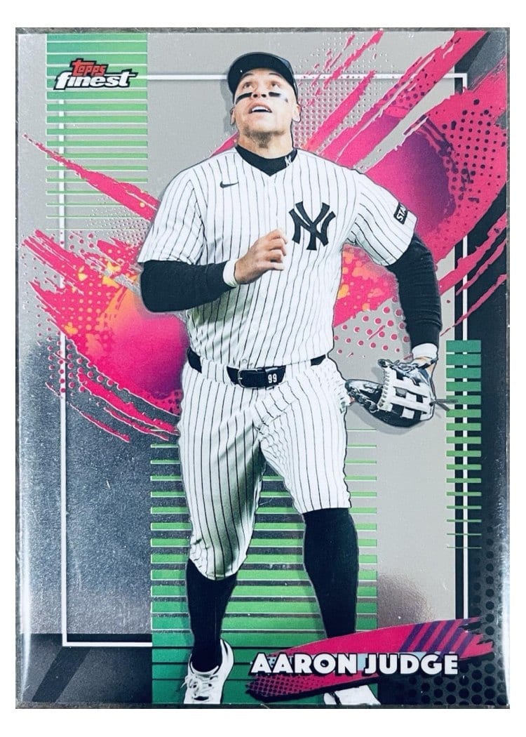 2026 Topps Finest Aaron Judge Superfractor #299 card