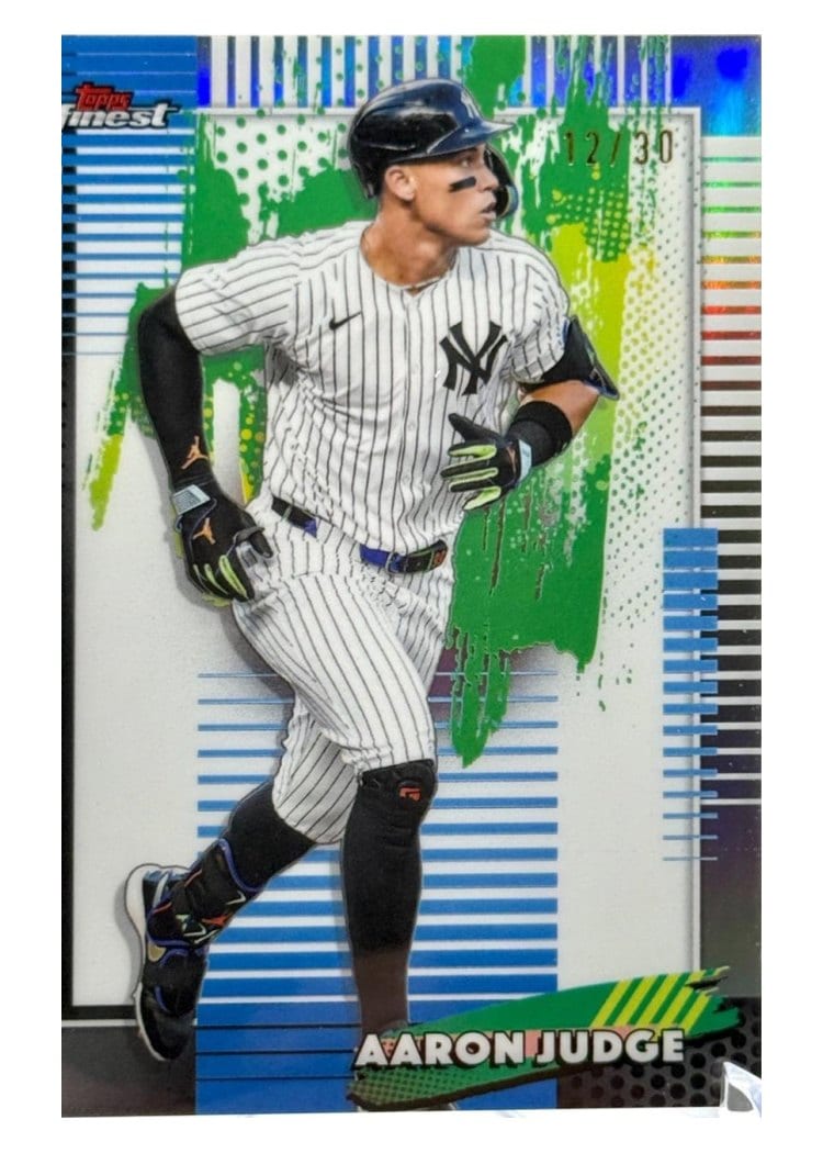2026 Topps Finest Aaron Judge White Refractor #99 card