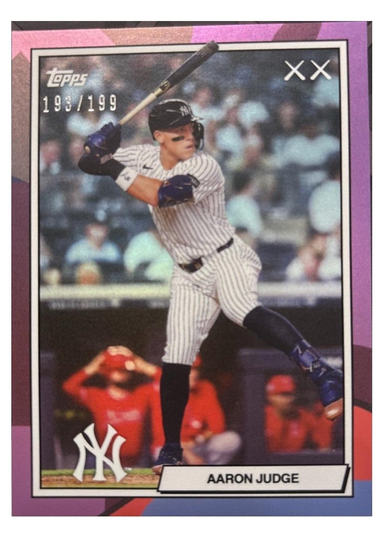 2026 Topps KAWS X MLB Aaron Judge Aqua #2 card