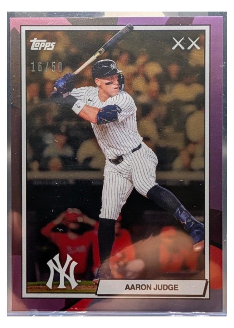 2026 Topps KAWS X MLB Aaron Judge Gold #2 card