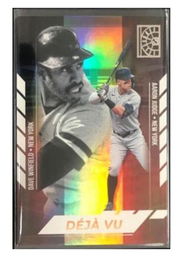 2022 Panini Capstone Deja Vu Aaron Judge / Dave Winfield #DV-10 card