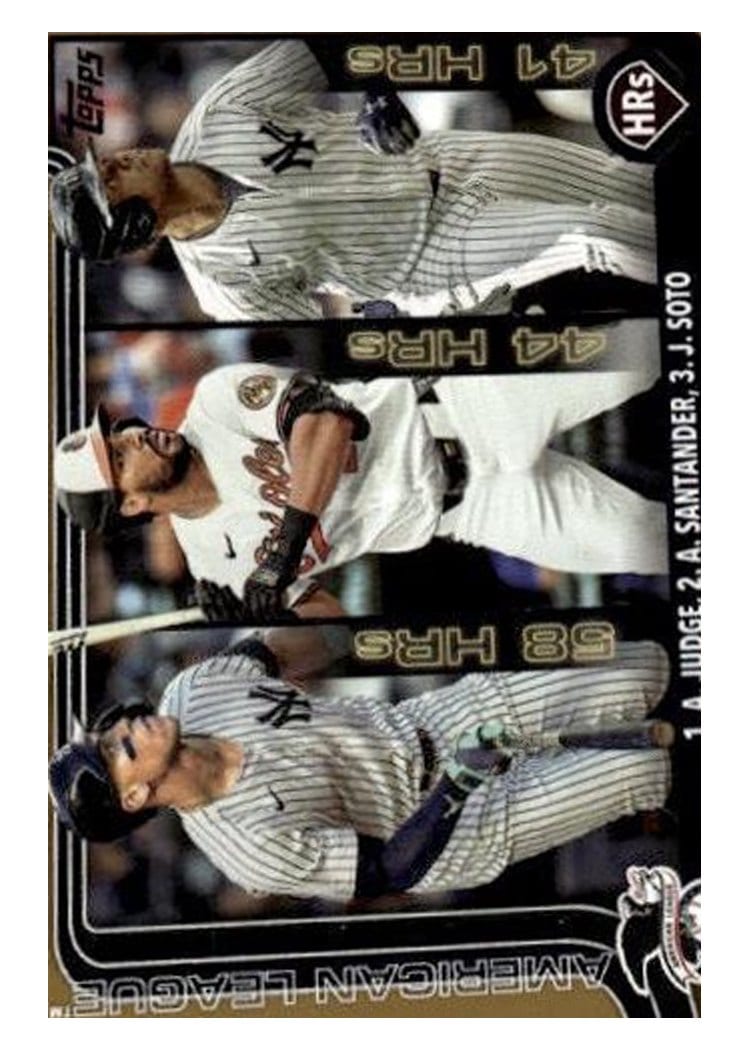 2025 Topps Aaron Judge / Juan Soto / Anthony Santander #79 card