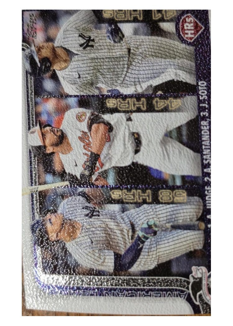 2025 Topps Aaron Judge / Juan Soto / Anthony Santander #79 card