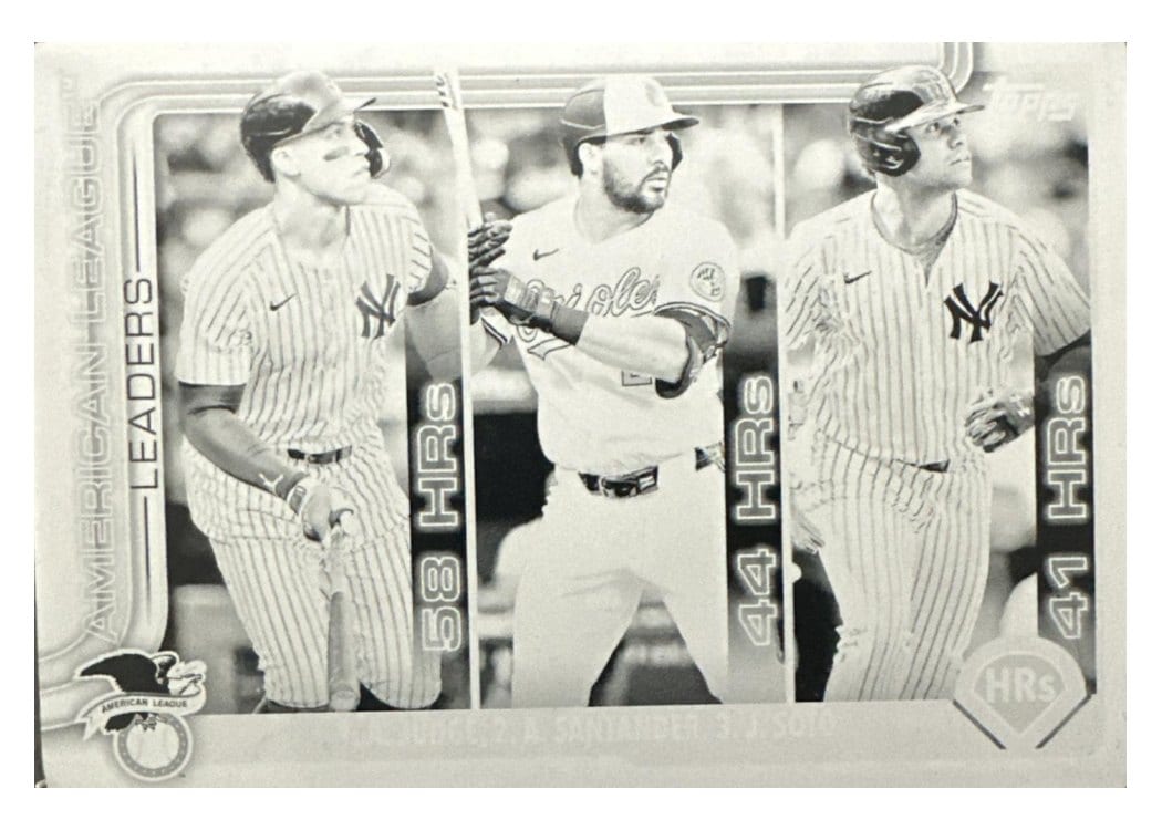 2025 Topps Aaron Judge / Juan Soto / Anthony Santander #79 card