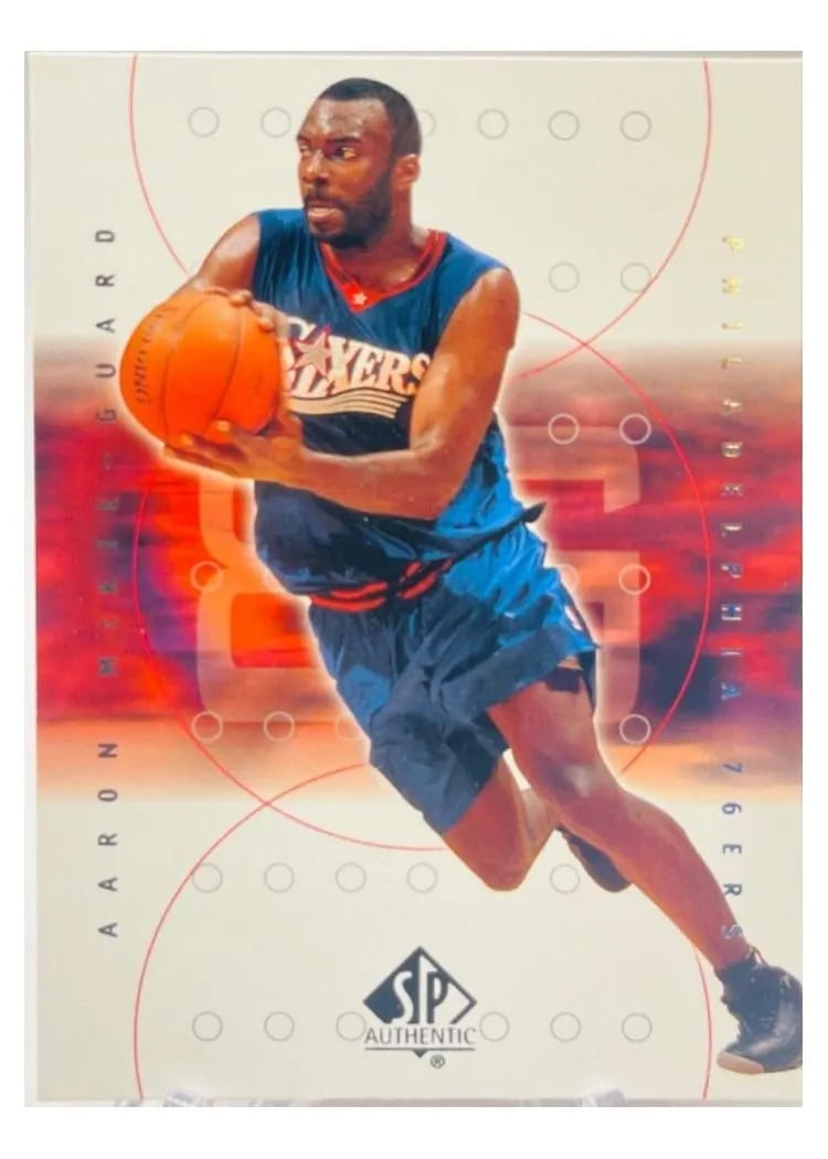 2000 SP Authentic Aaron McKie #63 card