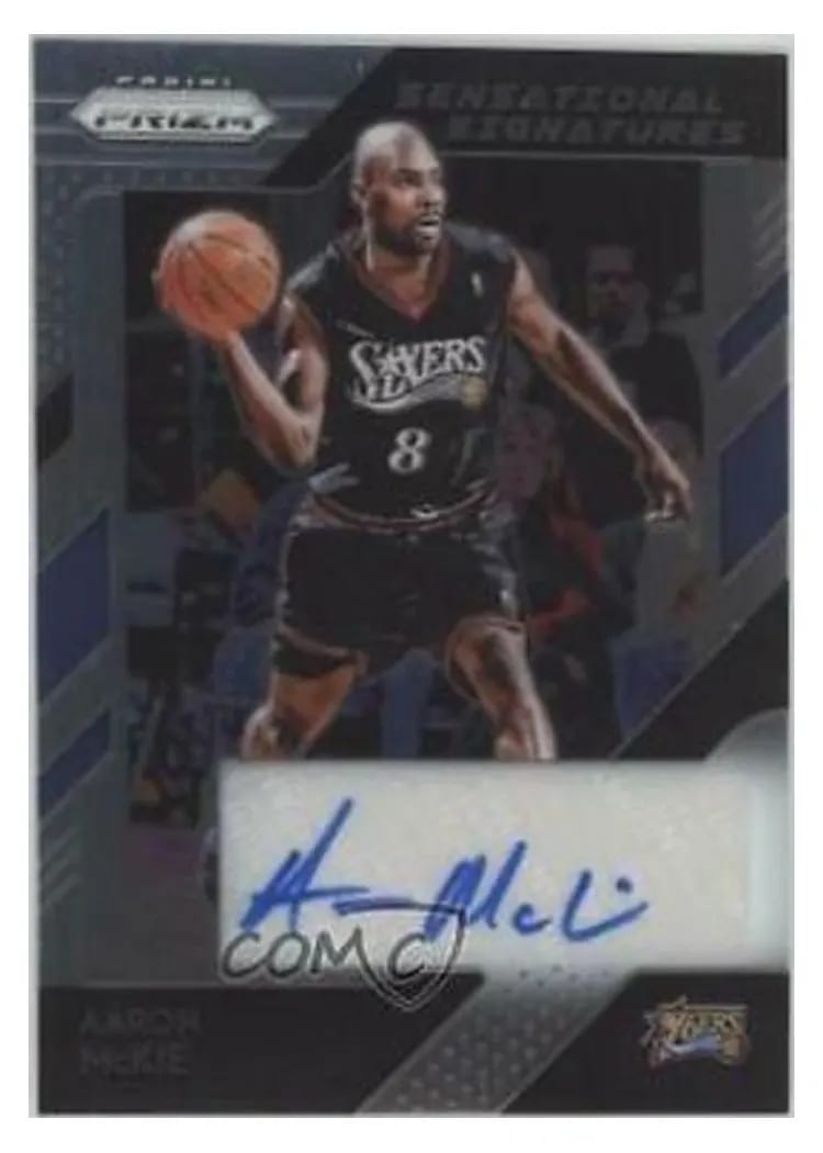 2018-19 Panini Prizm Sensational Signatures Aaron McKie #SS-AMK card
