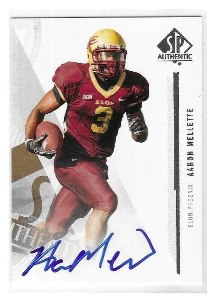 2013 SP Authentic Aaron Mellette #36 card