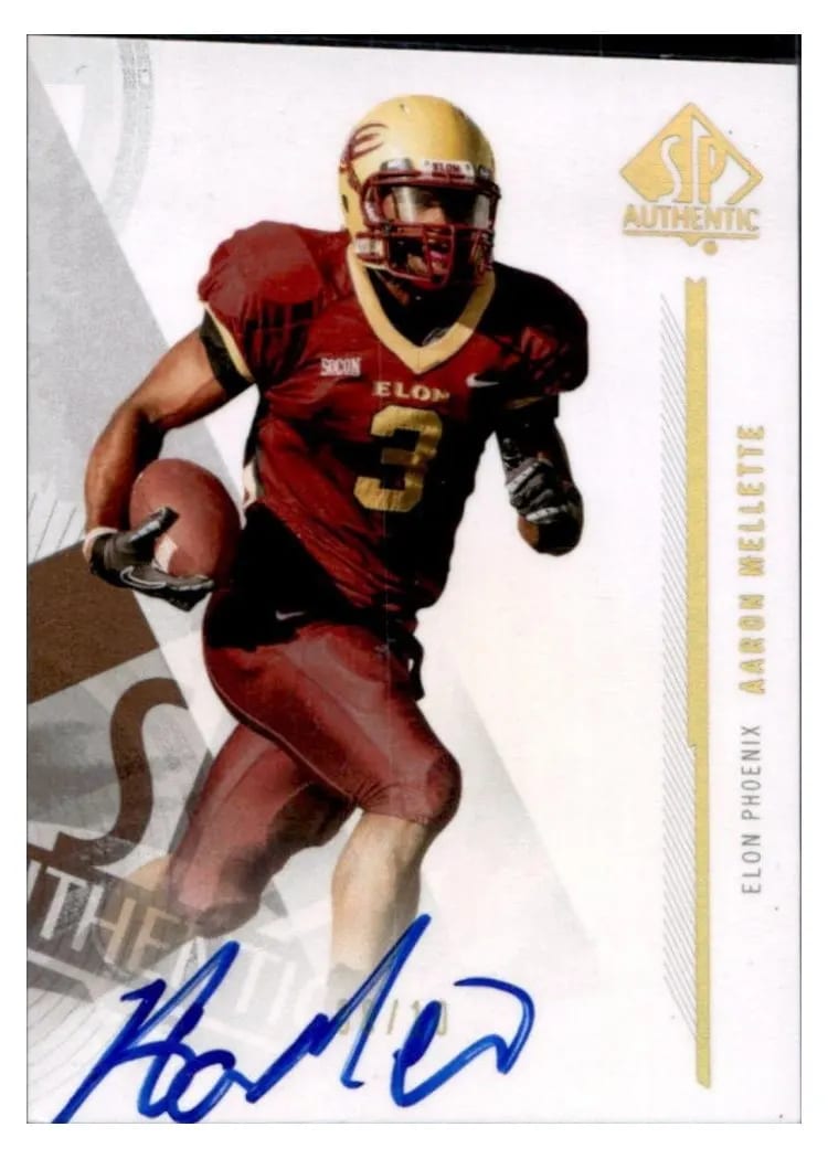 2013 SP Authentic Aaron Mellette #36 card