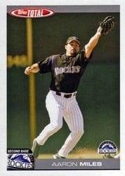 2004 Topps Total Base Set Aaron Miles #233 card