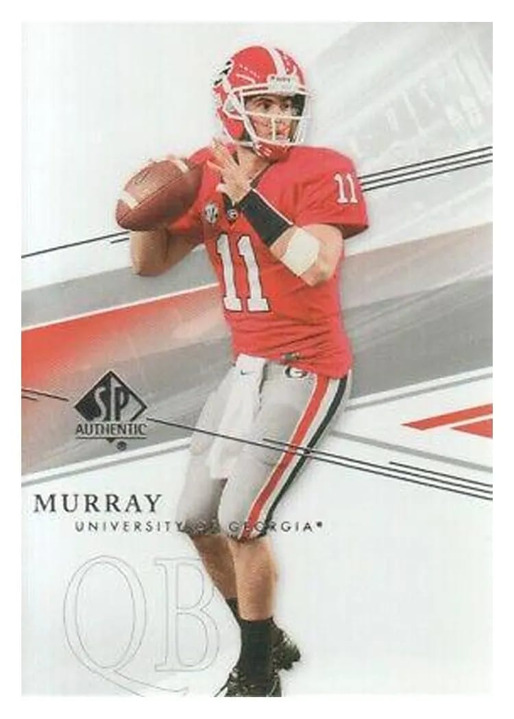 2014 SP Authentic Aaron Murray #20 card