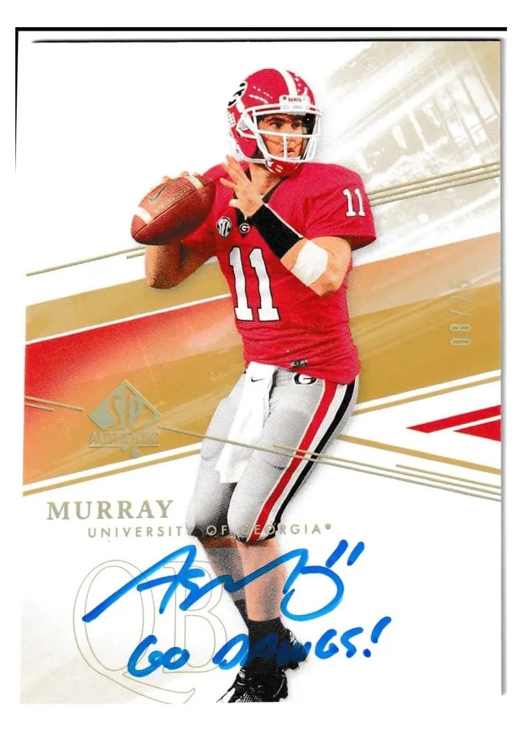 2014 SP Authentic Aaron Murray #20 card