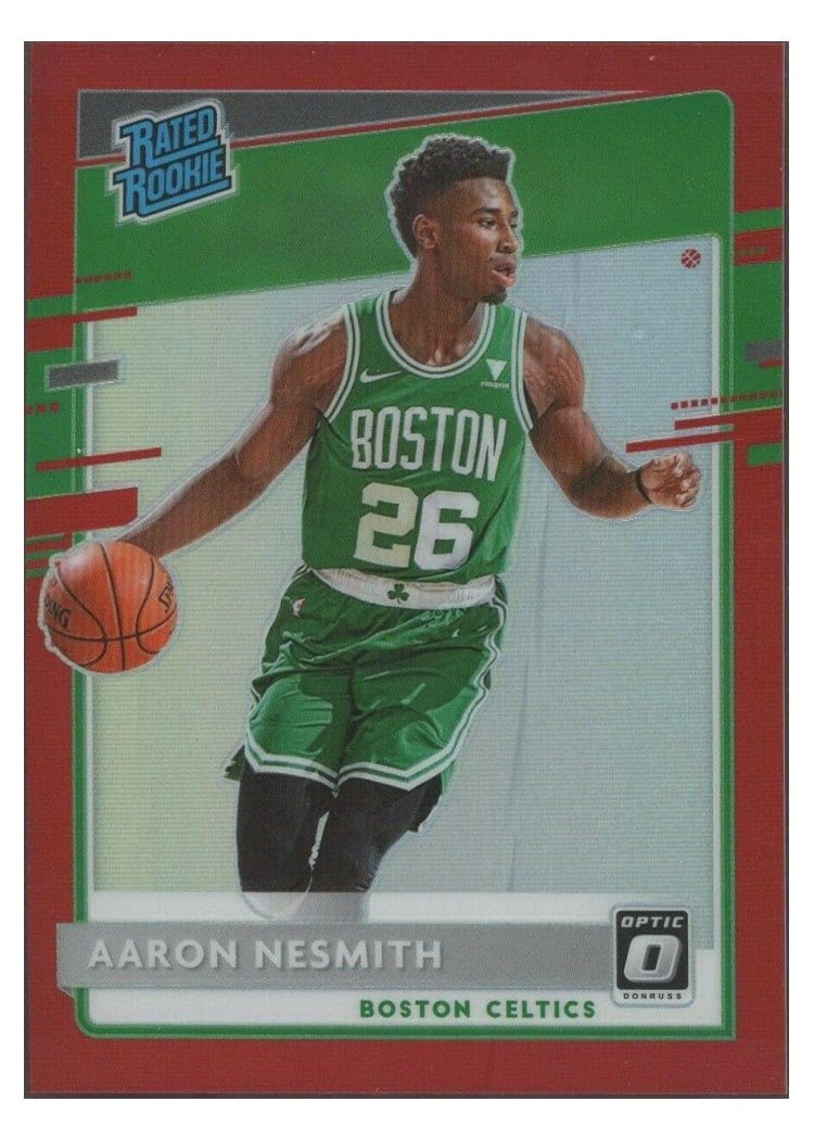 2020-21 Donruss Optic Base Set Aaron Nesmith Red #164 card