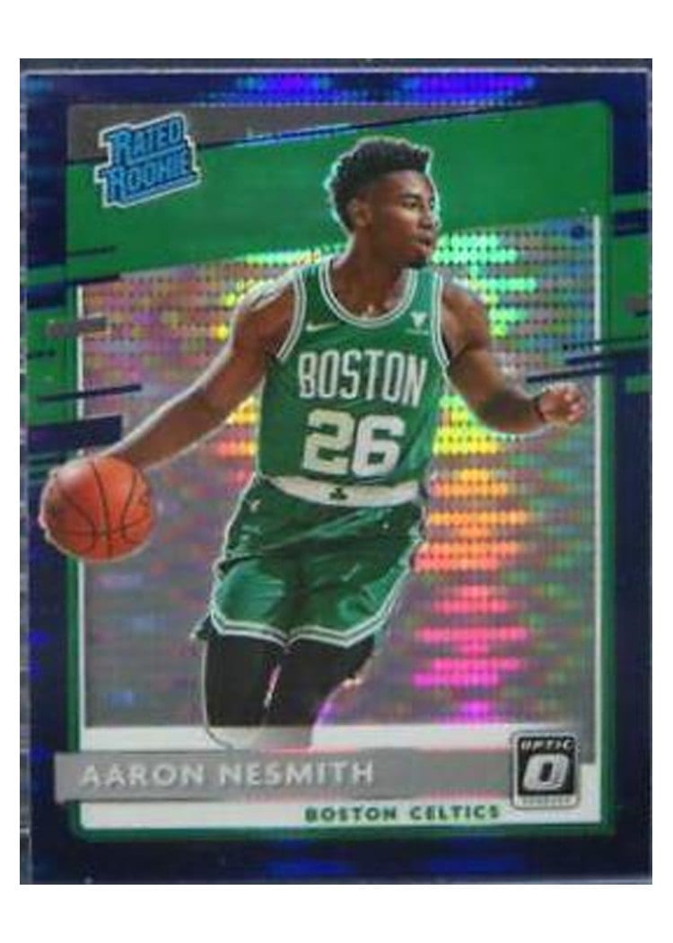 2020-21 Donruss Optic Base Set Aaron Nesmith Blue Pulsar #164 card