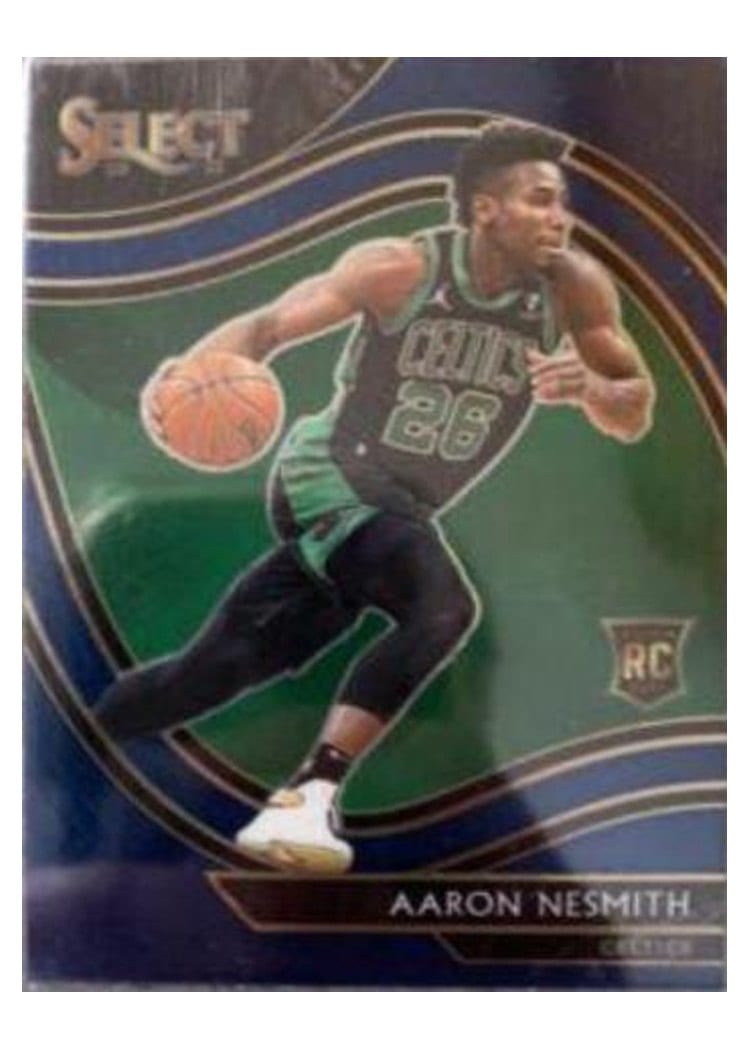 2020-21 Panini Select Base Set Aaron Nesmith Blue Prizm #287 card