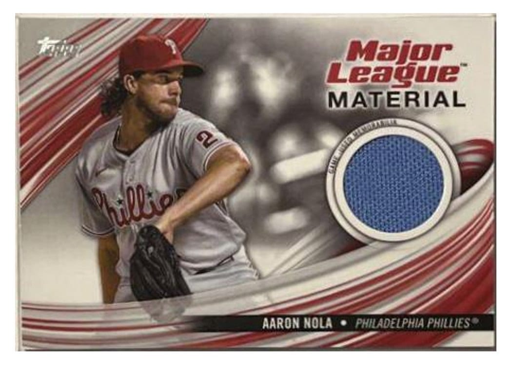 2024 Topps Major League Material Relics (Series 1) Aaron Nola #MLM-AN card