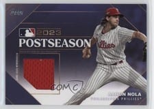 2024 Topps Postseason Performance Relics Aaron Nola #PPR-AN card