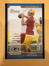 2005 Bowman Aaron Rodgers 1st Edition #112 card