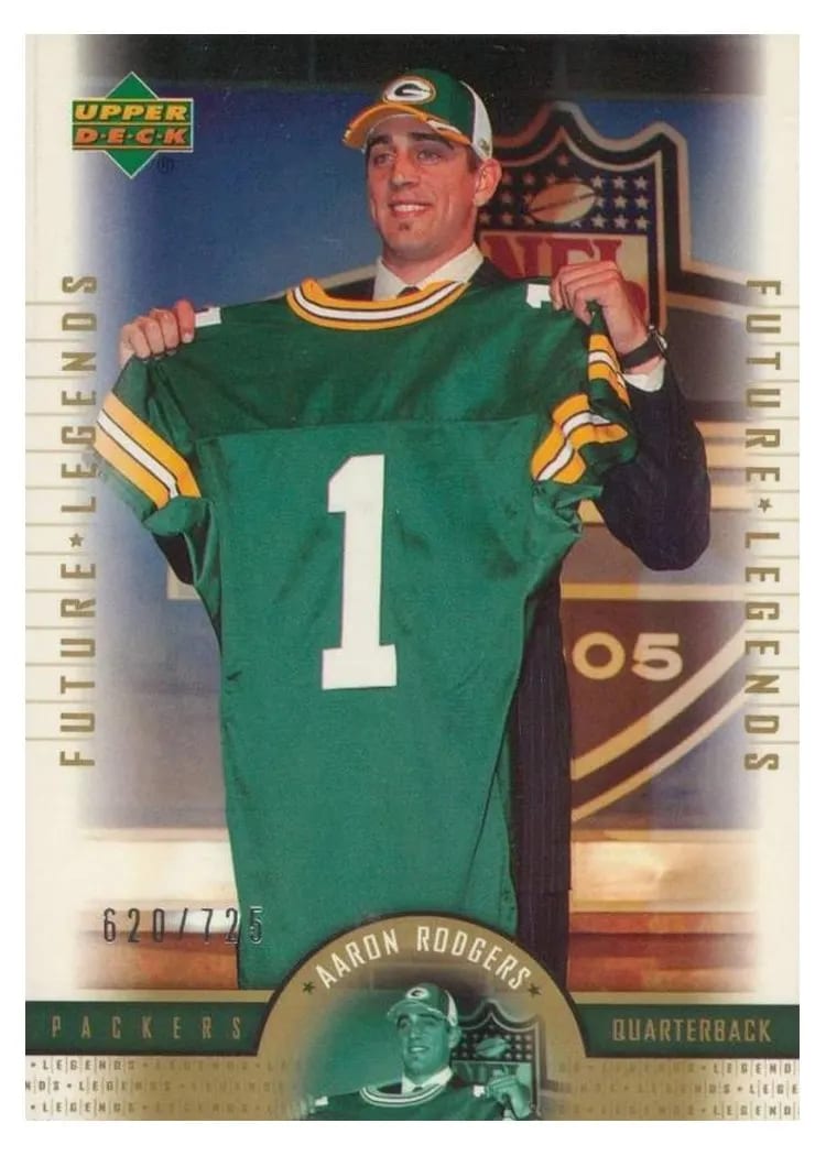 2005 Upper Deck Legends Aaron Rodgers #101