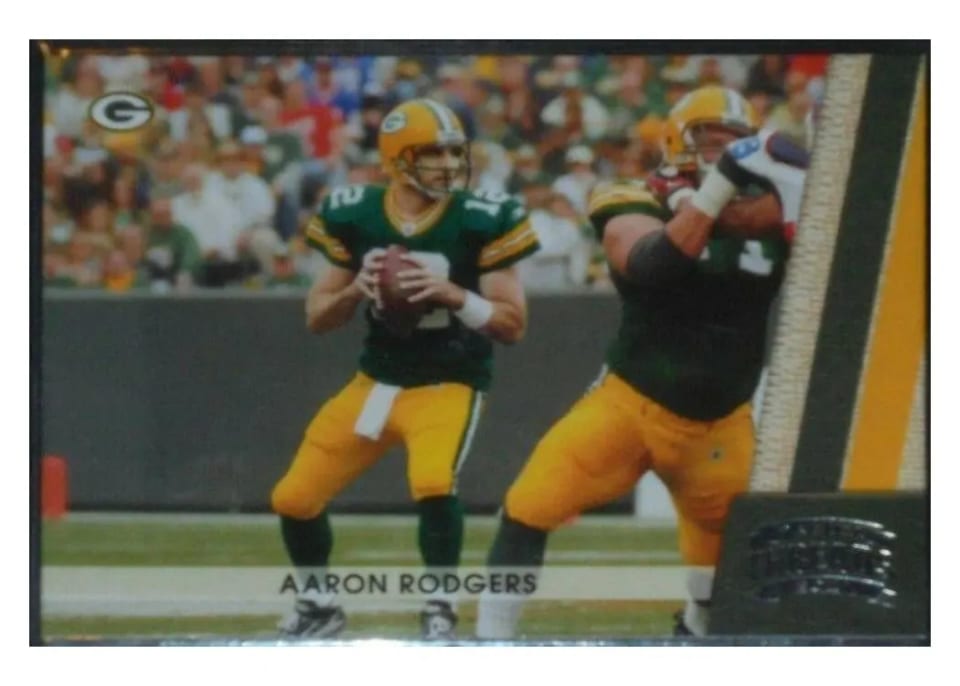2011 Panini Threads Aaron Rodgers #53 card