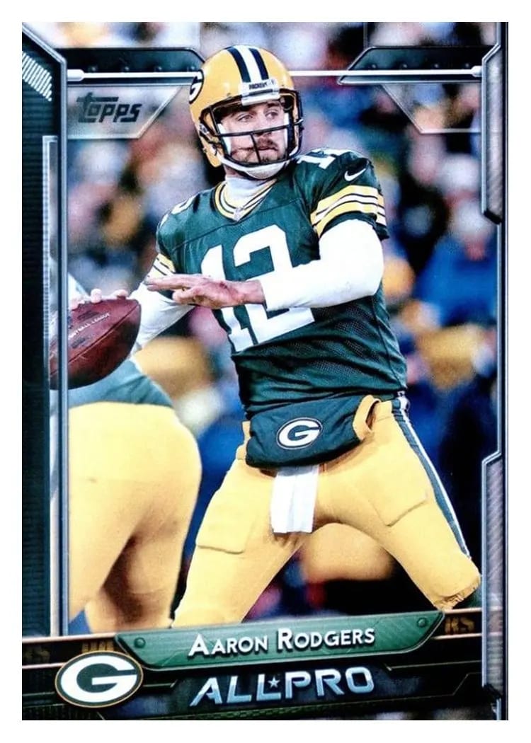 2015 Topps Aaron Rodgers #252 card