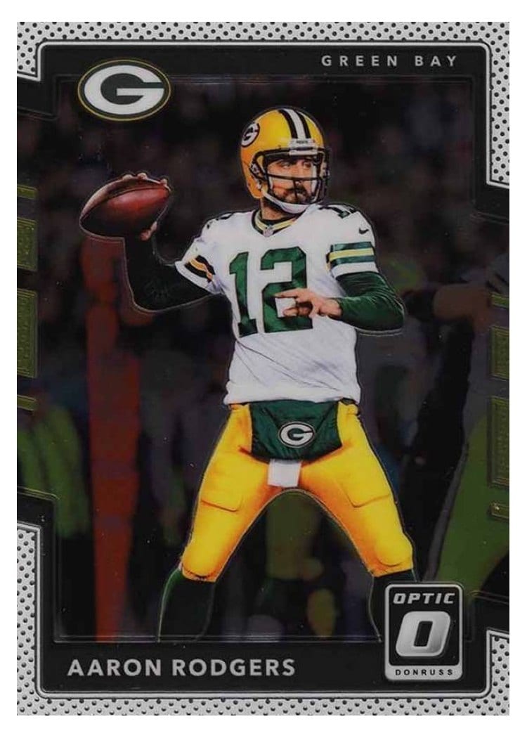2017 Donruss Optic Base Set Aaron Rodgers #43 card