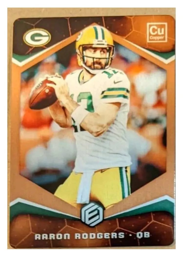 2018 Panini Elements Aaron Rodgers #20 card