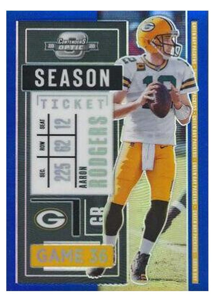 2020 Panini Contenders Optic Aaron Rodgers #21 card