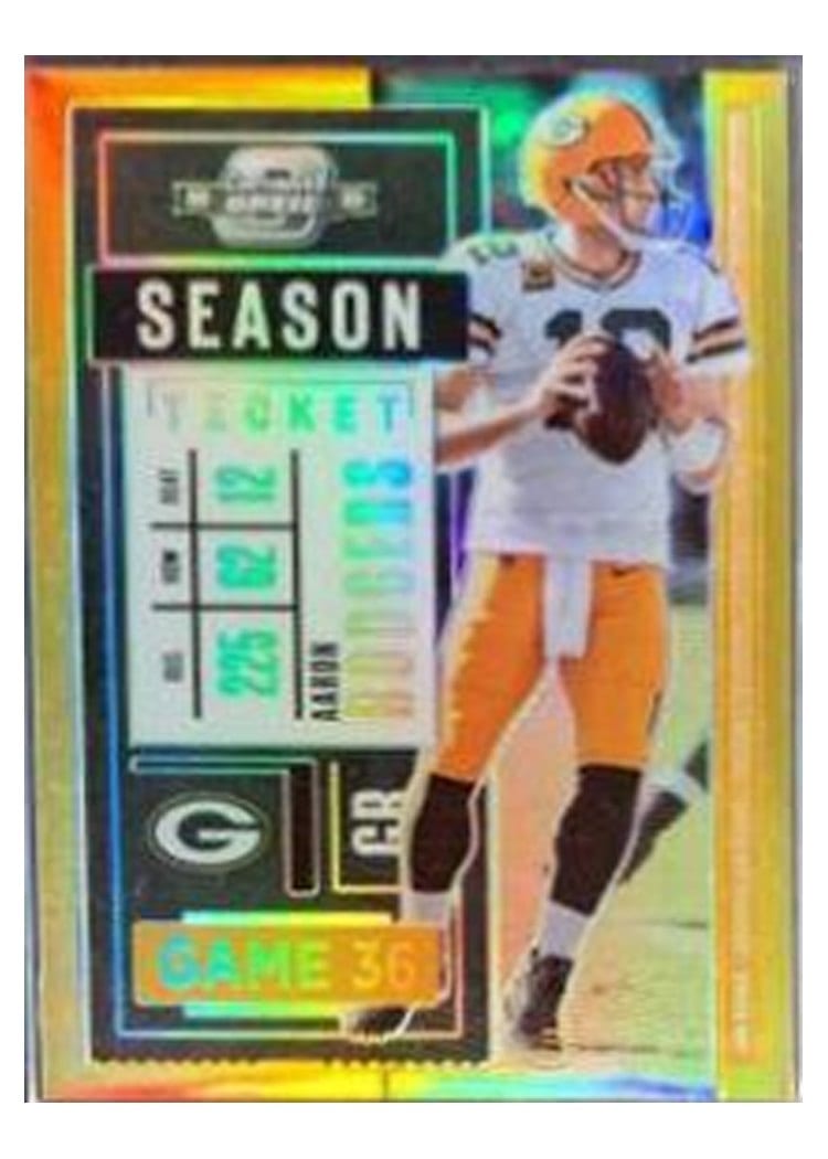 2020 Panini Contenders Optic Aaron Rodgers #21 card