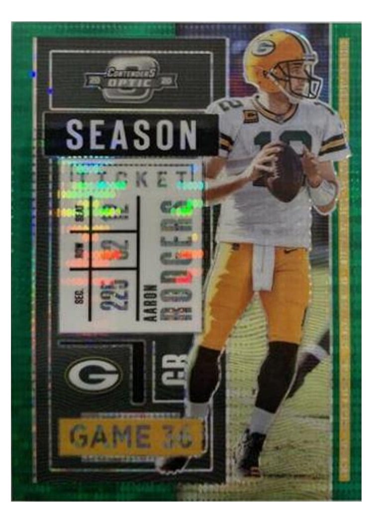 2020 Panini Contenders Optic Aaron Rodgers #21 card