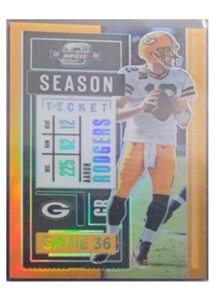 2020 Panini Contenders Optic Aaron Rodgers #21 card