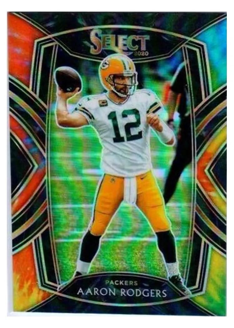 2020 Panini Select Base Set Aaron Rodgers #12 card
