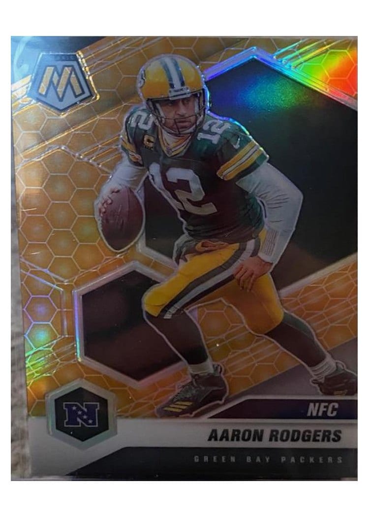 2021 Panini Mosaic Base Set Aaron Rodgers #206 card
