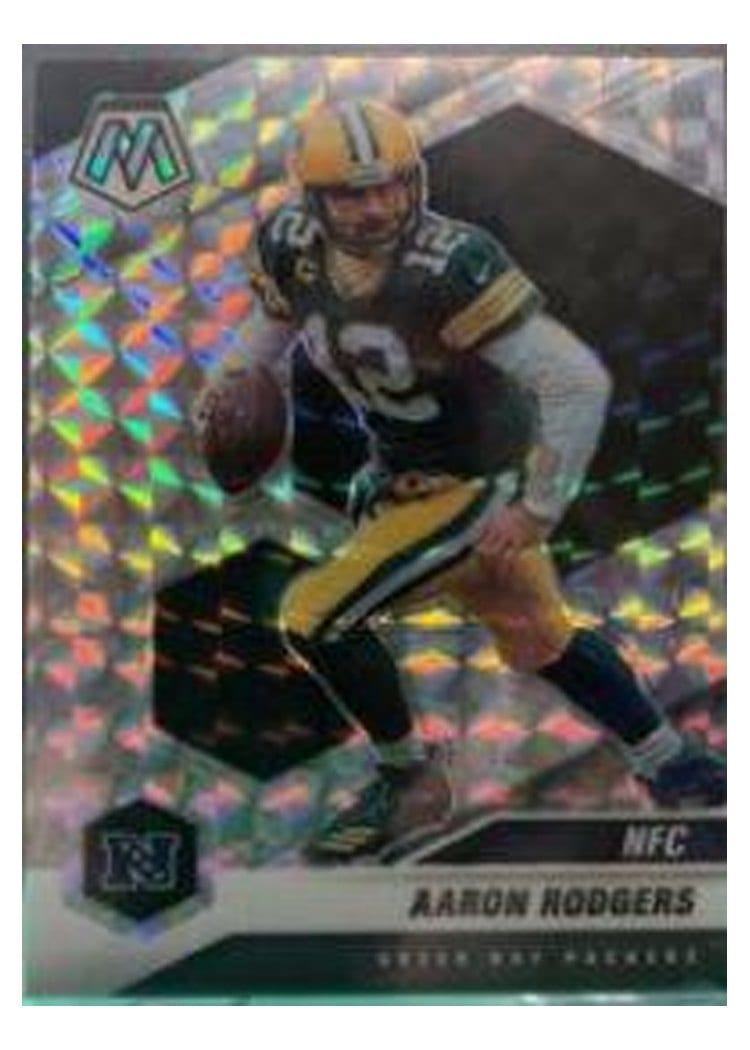 2021 Panini Mosaic Base Set Aaron Rodgers #206 card